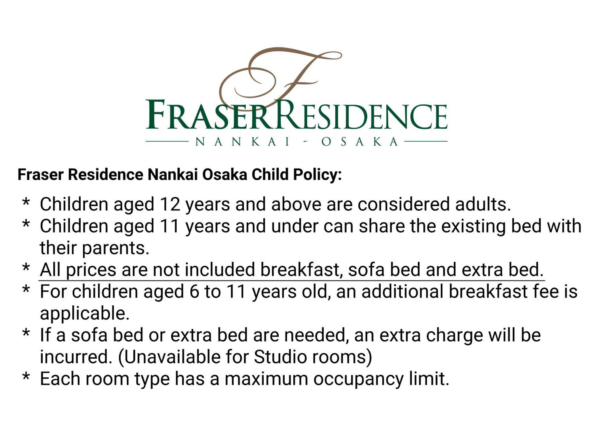 Fraser Residence Nankai Ōsaka Eksteriør bilde